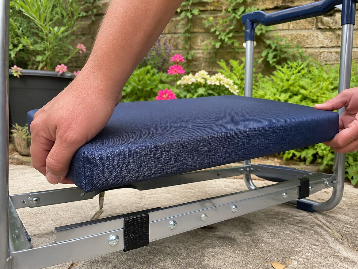 Lifting the foam pad off the frame