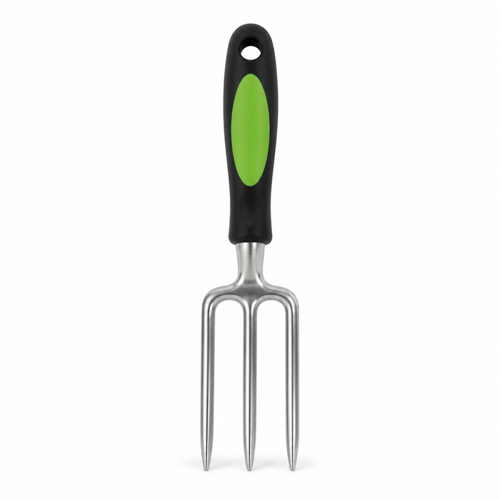 Three-tine cultivator fork