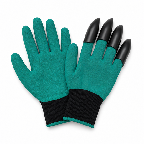 Claw gloves with digging tips