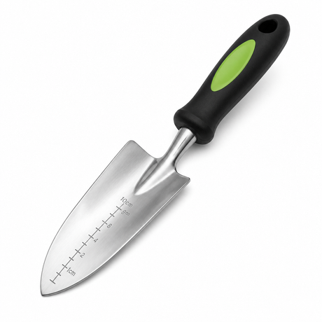 Transplanter with depth markings